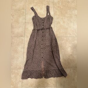 Abercrombie and Fitch Leopard Midi Dress